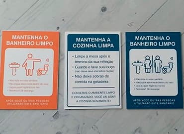 Imagem de capa para Placas de sinalização